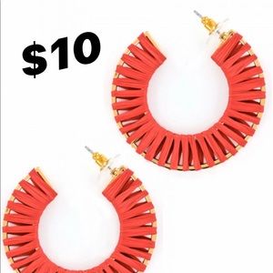 Red and gold hoops
